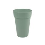 Eda Pot de fleurs rond en plastique Ø 46 cm EDA Toscane vert laurier