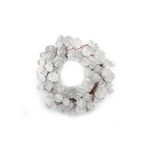 HEART OF THE HOME Couronne de Noël design Eucalyptus. Coloris disponibles : Gris, Jaune