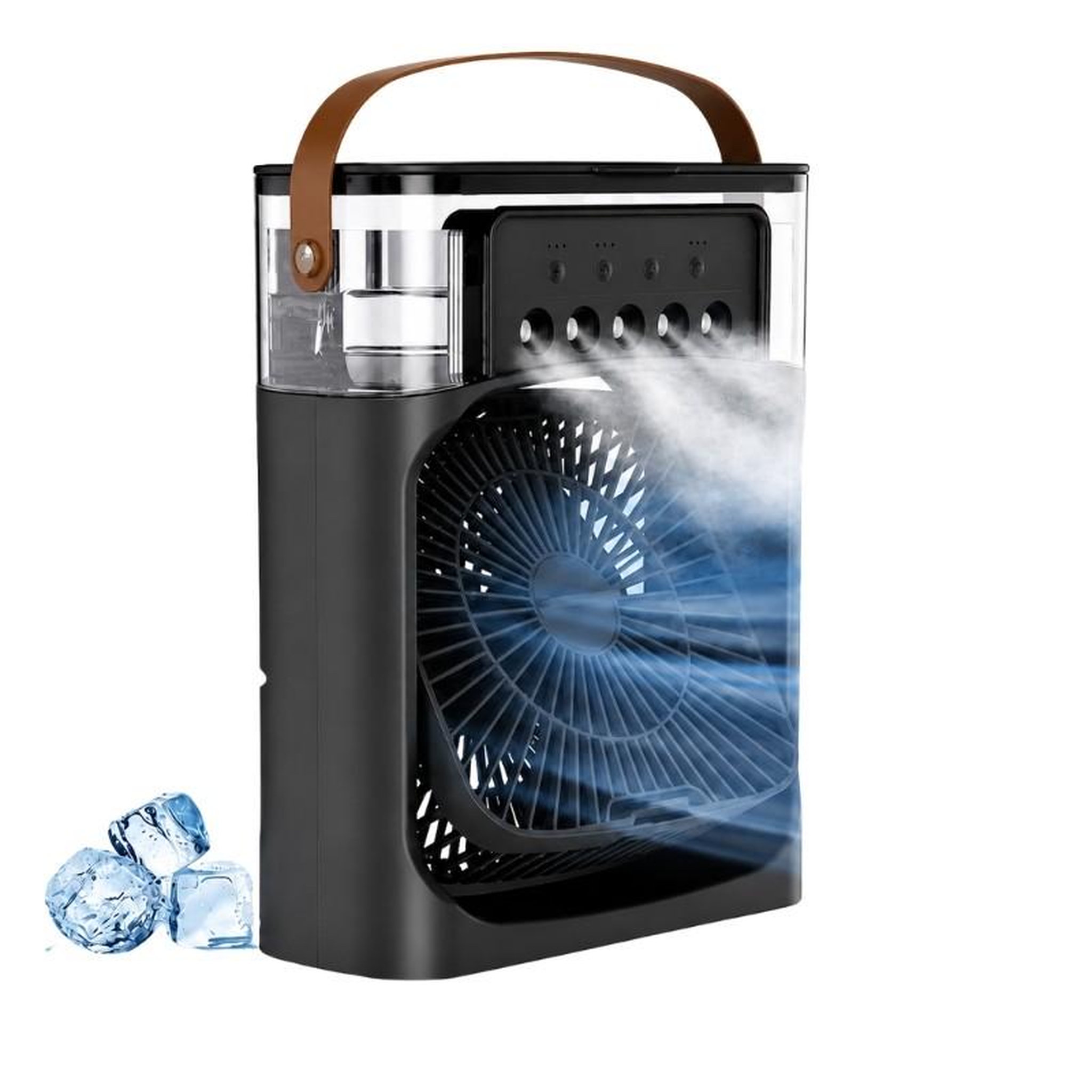 Voir la diapositive 4 : Ventilateur brumisateur de table – usb-c et led