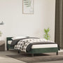 Voir la diapositive 1 : VIDAXL Cadre de lit sans matelas vert fonce 80x200 cm velours