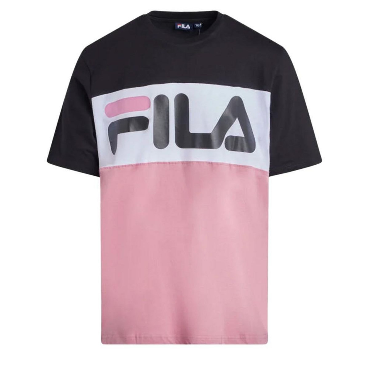 FILA T shirt /Noir Homme Fila Flat Matte