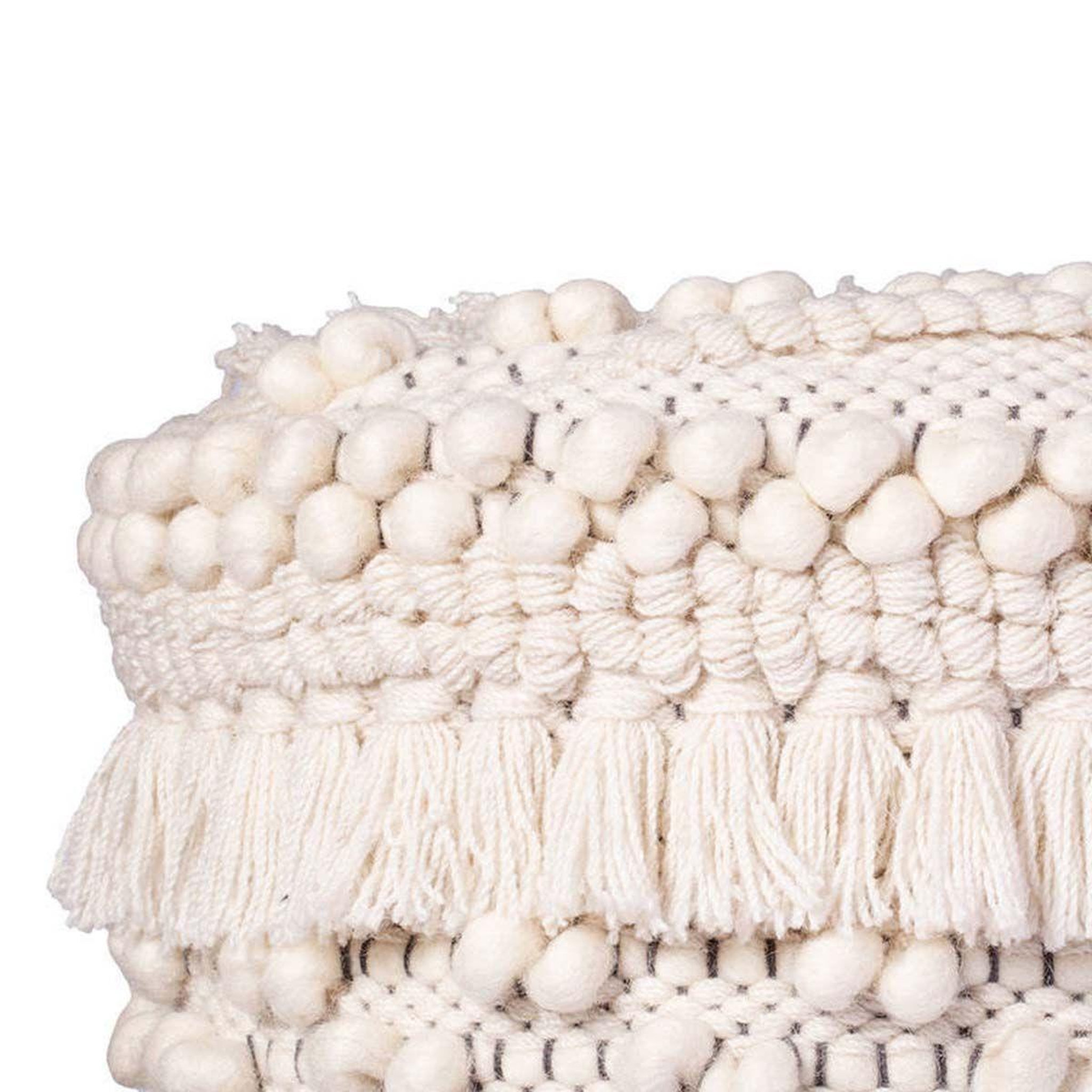 Voir la diapositive 2 : Paris Prix Tabouret bohème fait à la main  bohist iii  50cm naturel