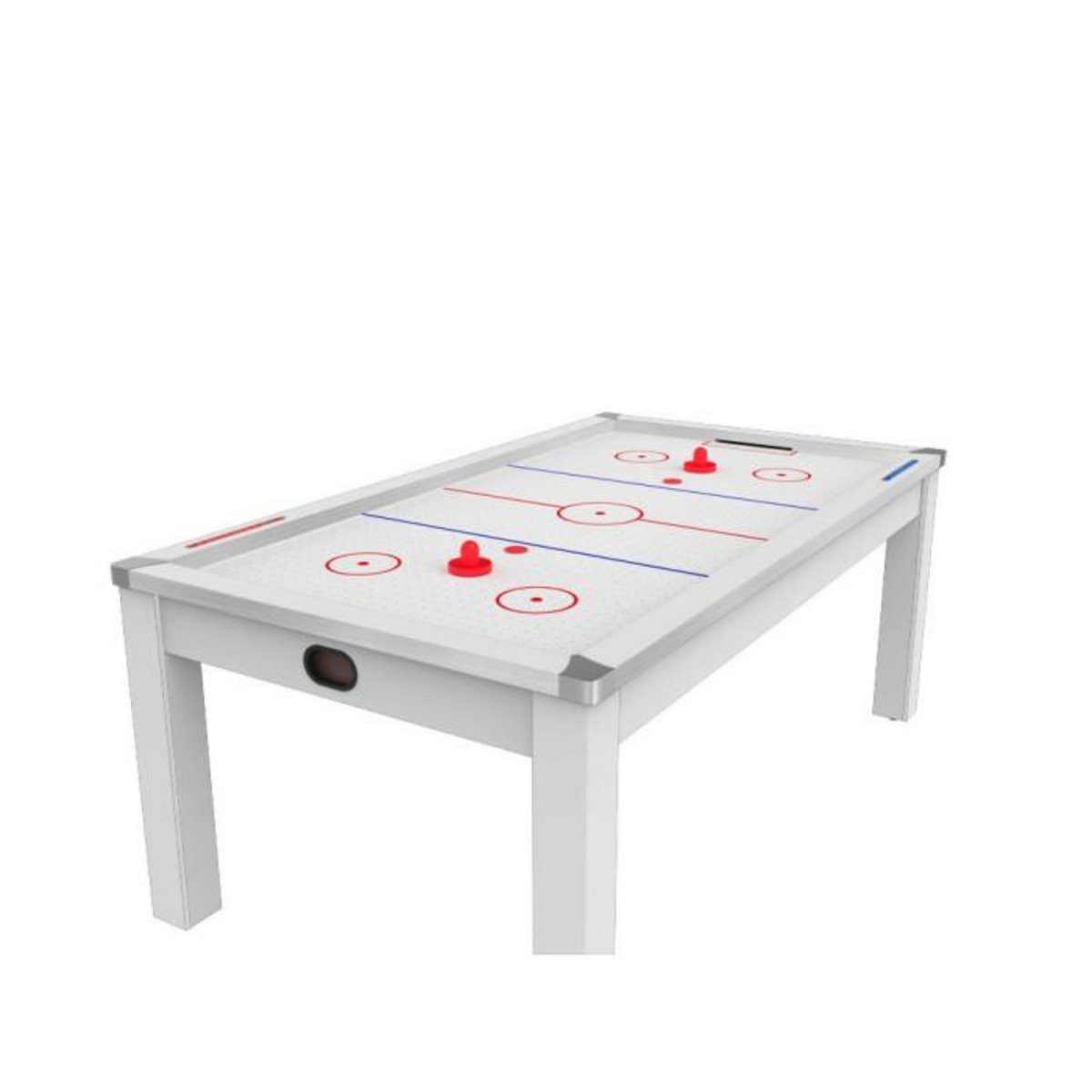 Paris Prix Table de Air Hockey Convertible  Calgary  213cm Blanc