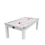 Voir la diapositive 3 : Paris Prix Table de Air Hockey Convertible  Calgary  213cm Blanc