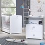 Voir la diapositive 2 : BABY PRICE Ensemble Lit bébé 60x120 cm + commode à langer NEW NAO