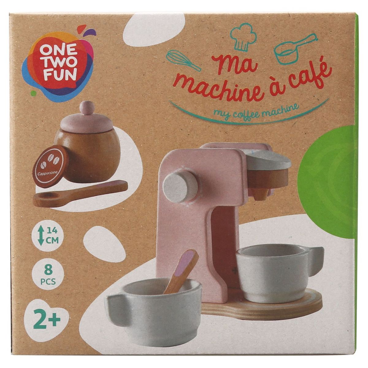 One Two Fun Ma machine à café en bois