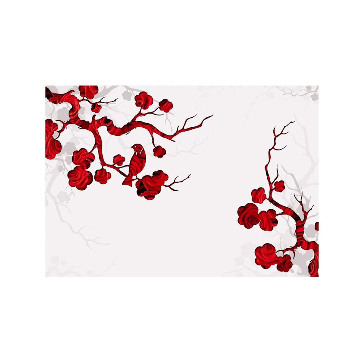 Paris Prix Papier Peint  Red Bush