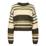 NOISY MAY Pull en  aille  Femme Noisy  ay Charlie. Coloris disponibles : Vert