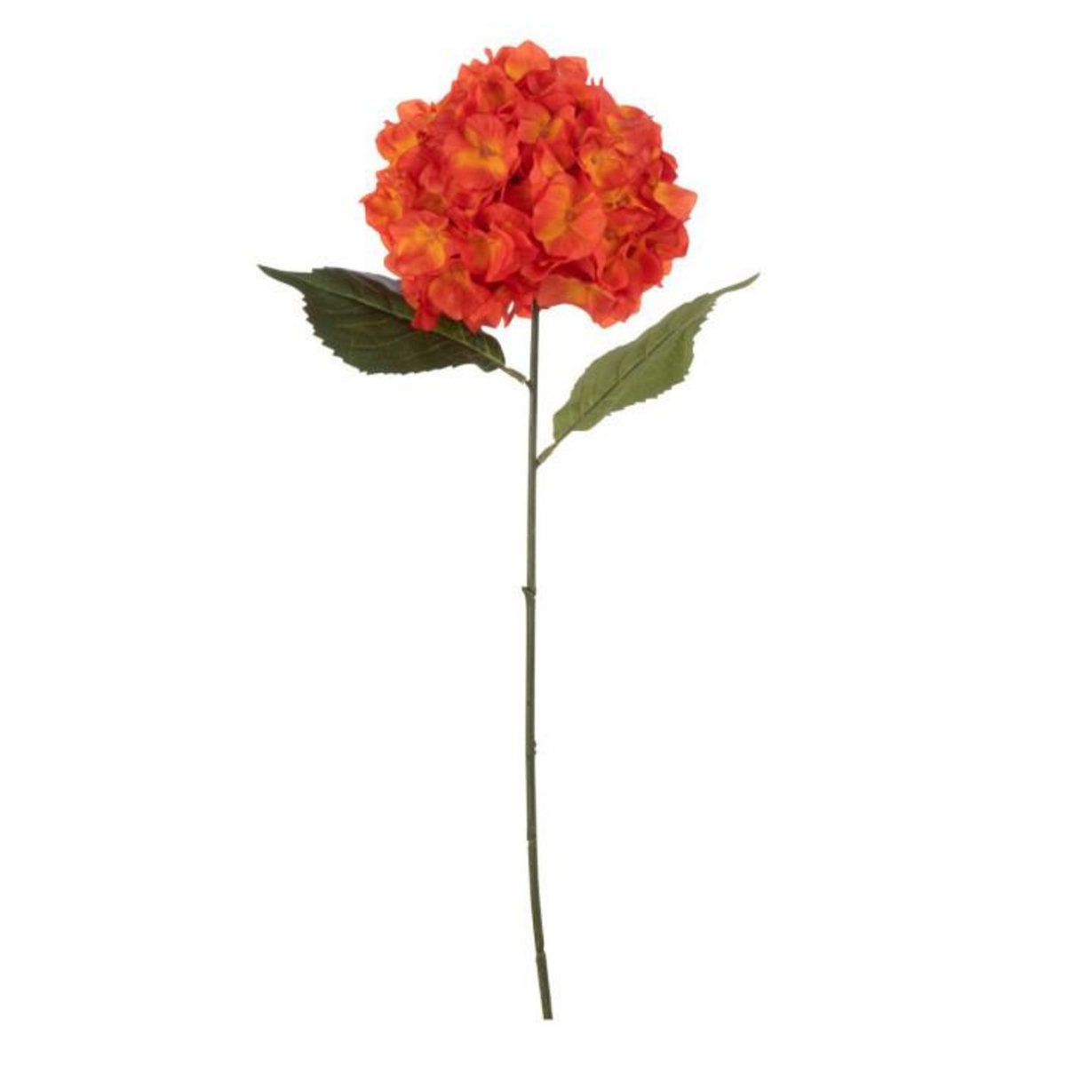 Paris Prix Tige Fleur Artificielle  Hortensia  74cm Rouge