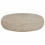 Voir la diapositive 4 : VIDAXL Vasque a poser sable ovale 59x40x15 cm ceramique