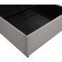 Voir la diapositive 4 : Habitat et Jardin Lit coffre double  Megeve  160 x 200 cm - Gris
