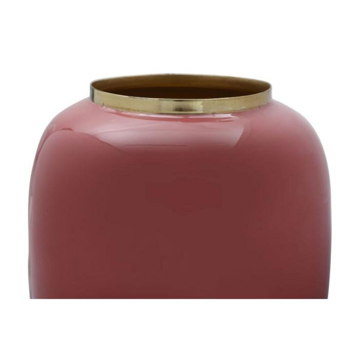 Paris Prix Vase Rond Design  Bynta  17cm Corail & Or