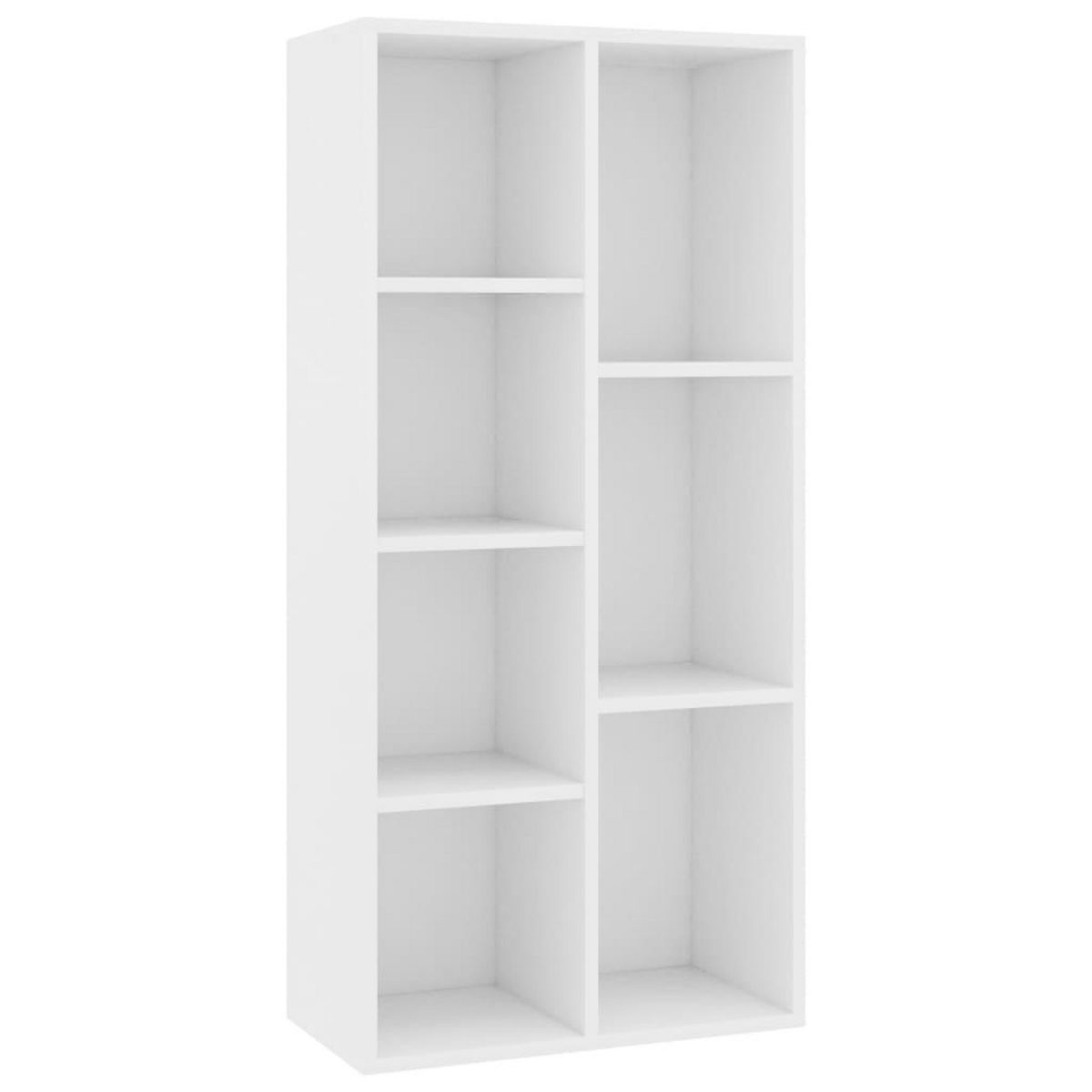 VIDAXL Bibliotheque Blanc 50x25x106 cm Bois d'ingenierie