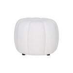 LISA DESIGN Helda - pouf - en tissu bouclette. Coloris disponibles : Beige