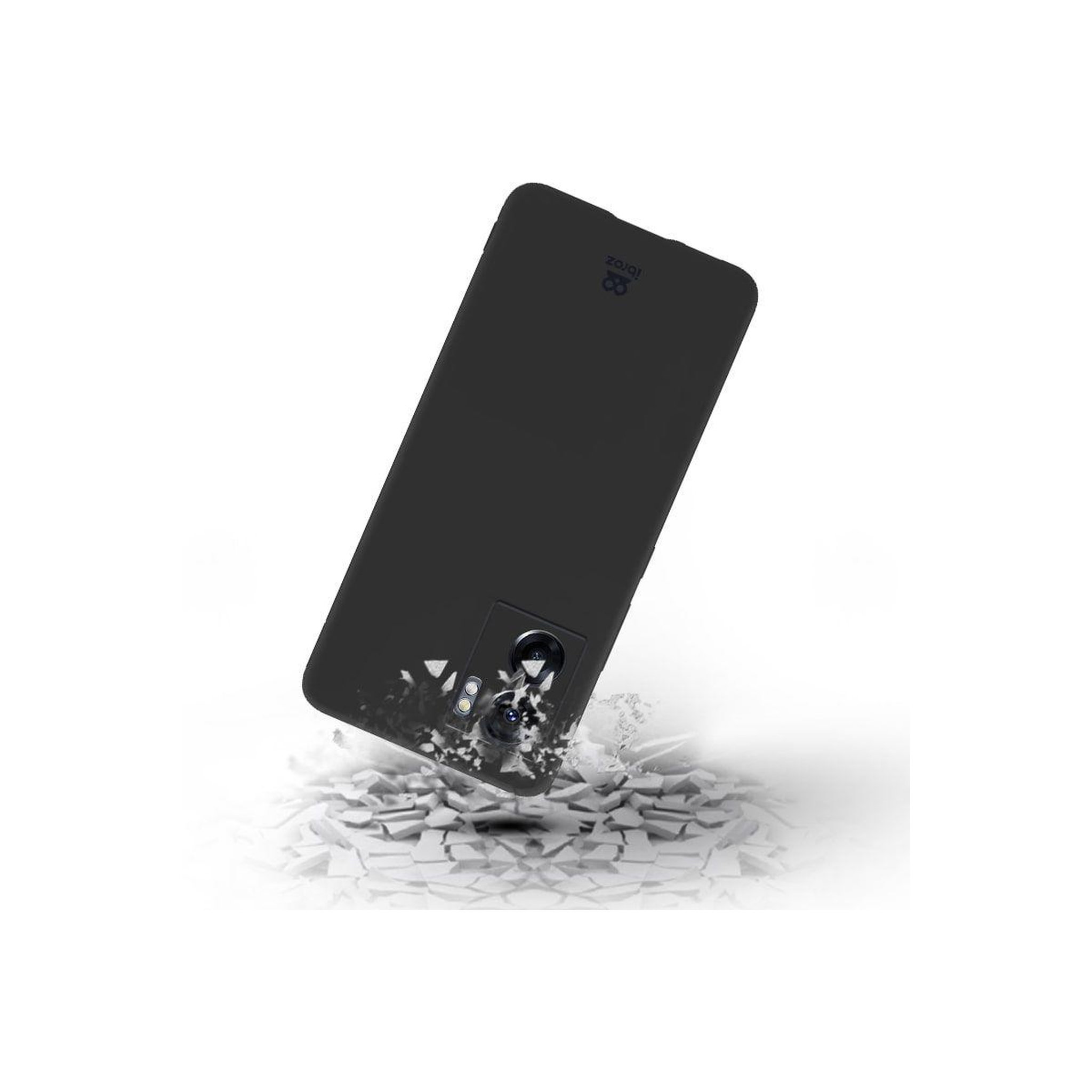 Voir la diapositive 2 : IBROZ Coque Oppo A77 5G Silicone noir