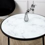 Paris Prix Table Basse Design  Felicity  75cm Noir & Blanc