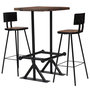 Voir la diapositive 1 : VIDAXL Mobilier de bar 3 pcs Bois de recuperation massif