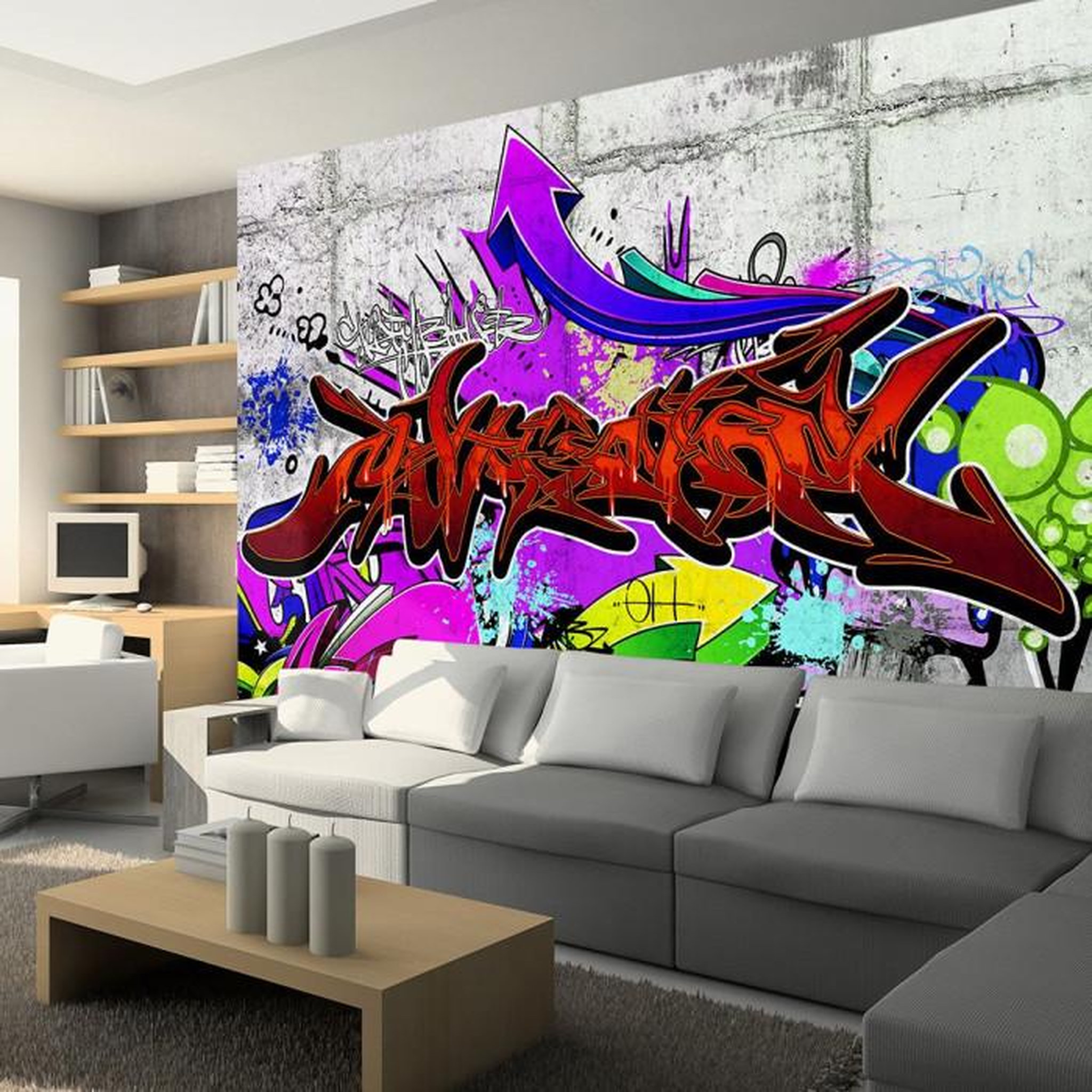 Paris Prix Papier Peint  Urban Style. Coloris disponibles : Multicolore
