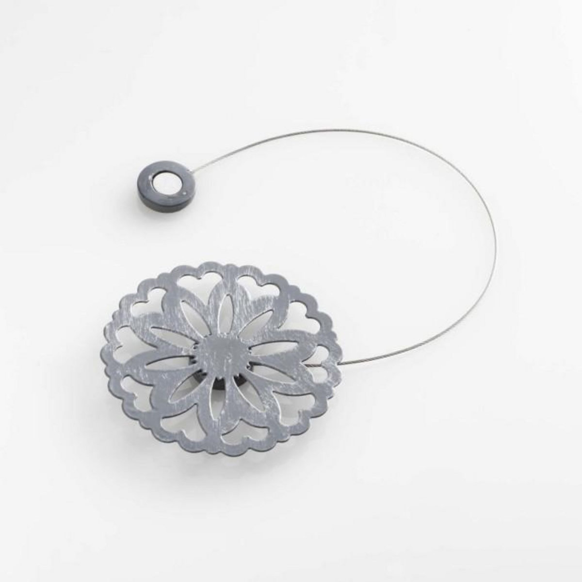 Paris Prix Embrasse de Rideau Aimantée  Emmy  30cm Gris