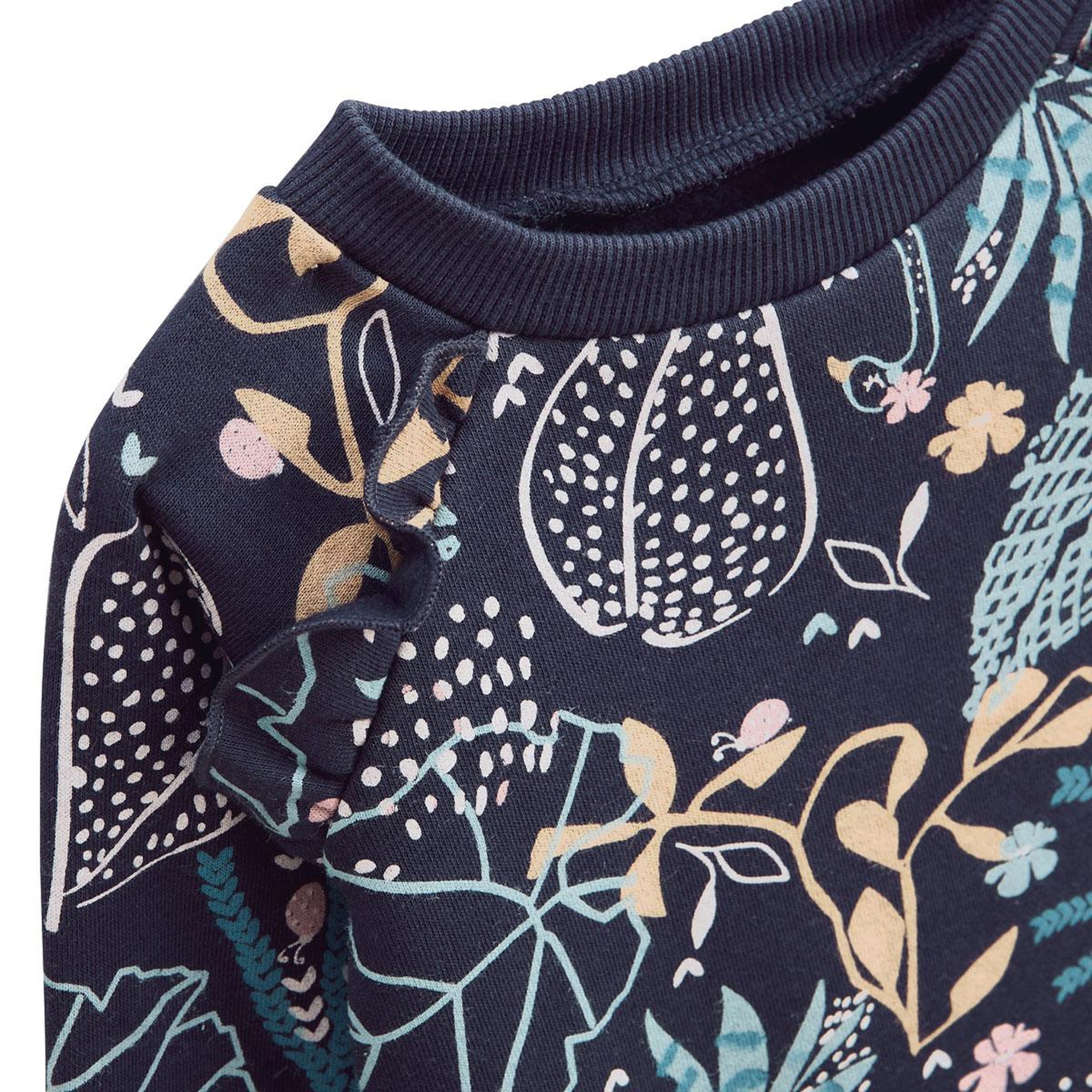Voir la diapositive 3 : Petit Béguin Robe enfant en molleton holamuchacha