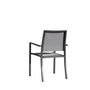 Voir la diapositive 2 : Fauteuil de jardin empilable aluminium textilène MAGNOLIA