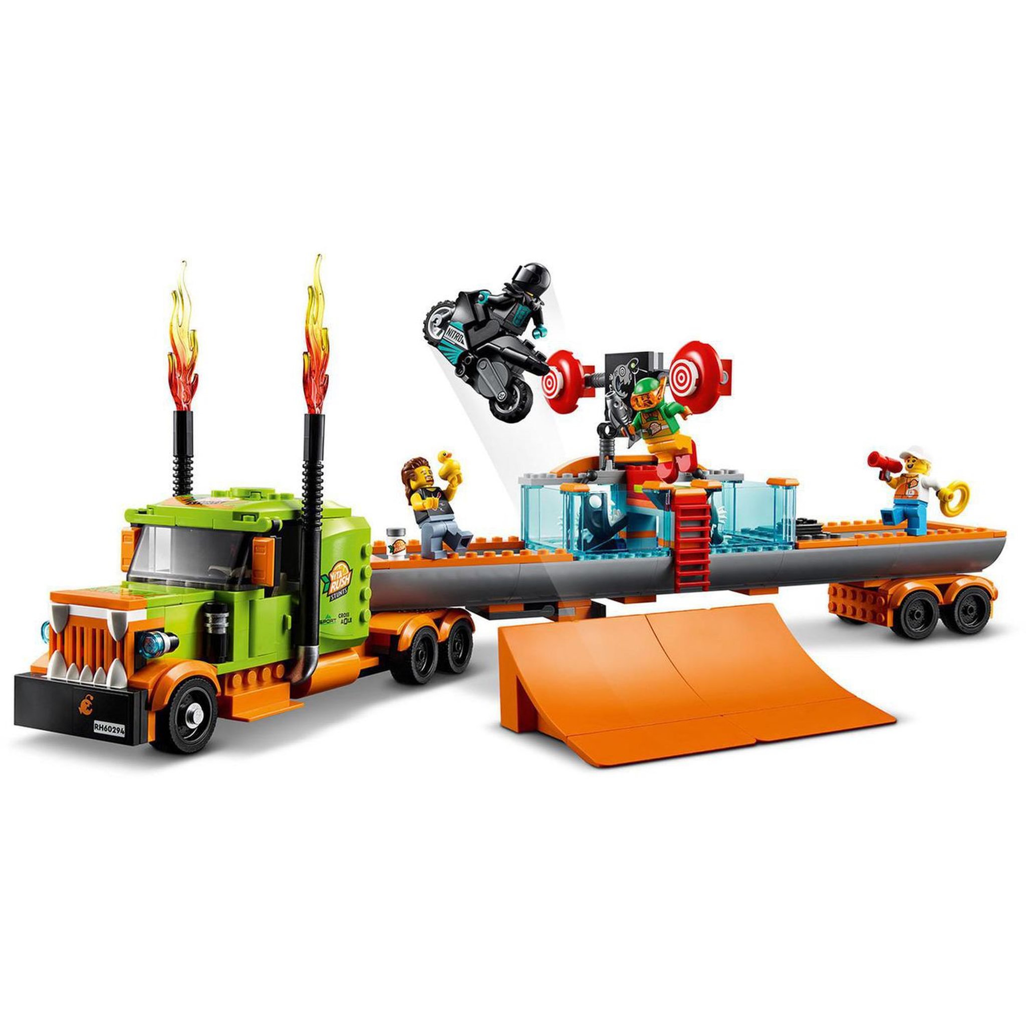 Voir la diapositive 3 : LEGO City Stuntz 60294 Le camion de spectacle des cascadeurs