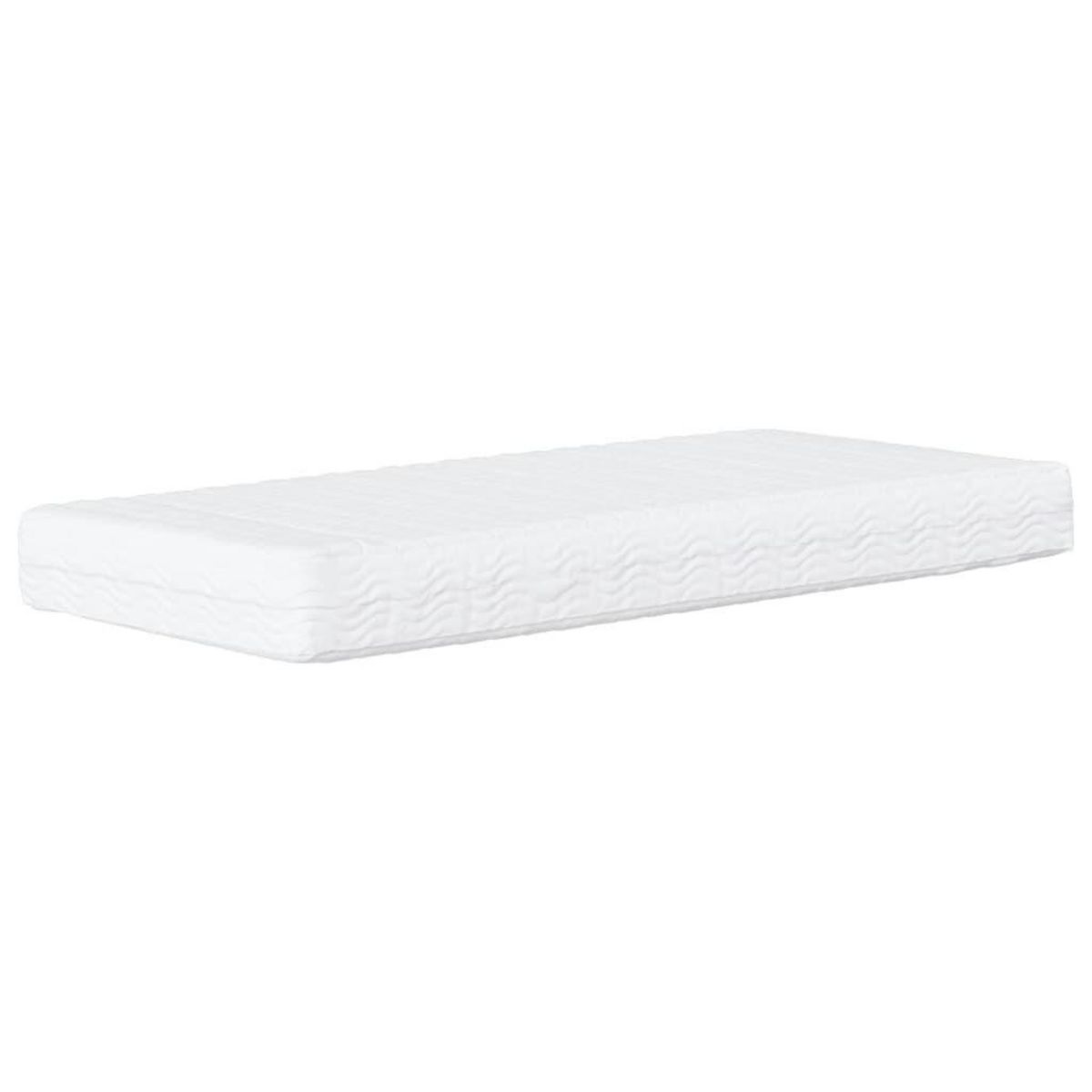 VIDAXL Lit de jour avec matelas jaune 100x200 cm velours