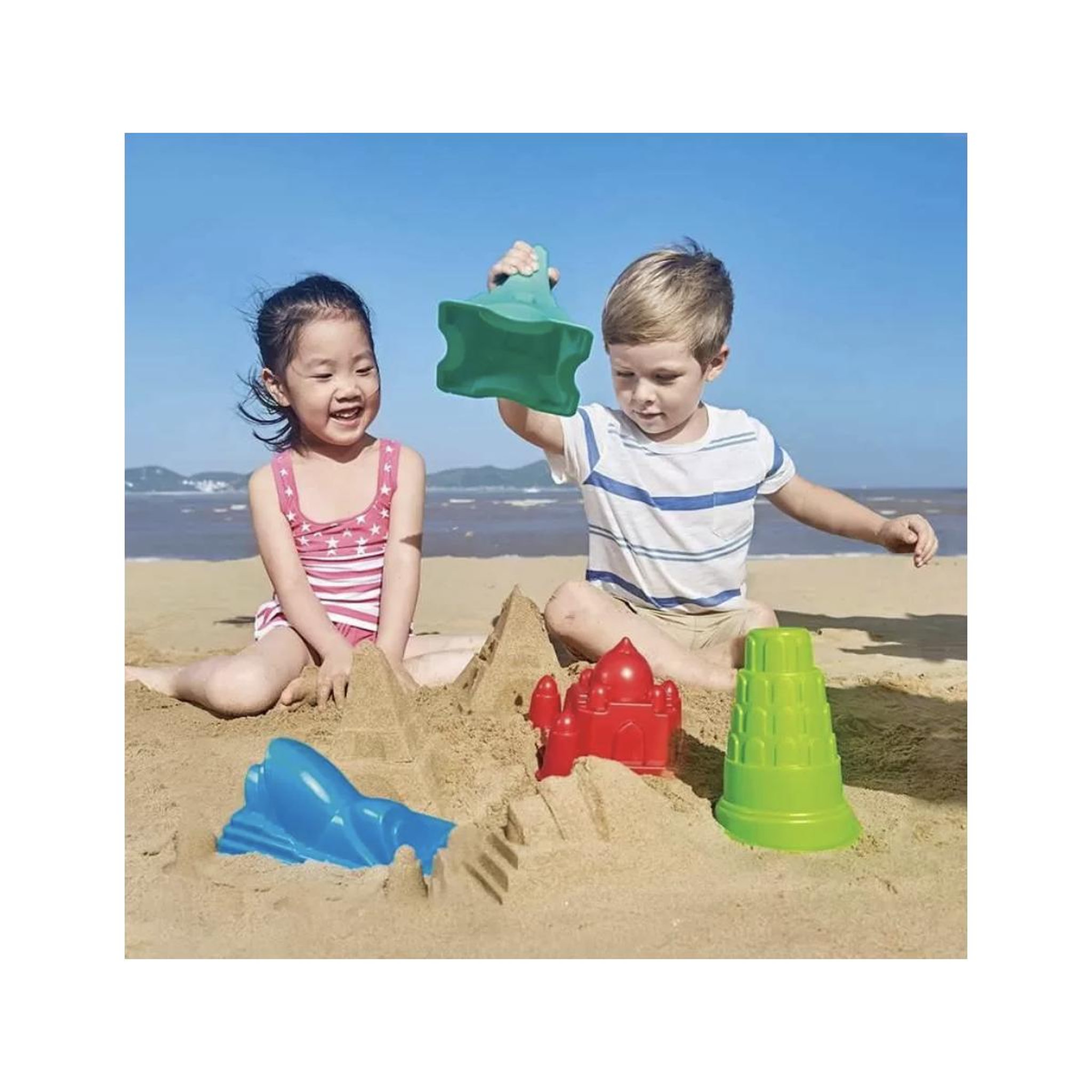 Voir la diapositive 2 : Hape seau tour eiffel pour la plage