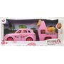 Voir la diapositive 2 : One Two Fun Coffret voiture avec remorque, poupée et cheval