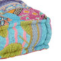 Voir la diapositive 5 : VIDAXL Pouf Patchwork Tissu