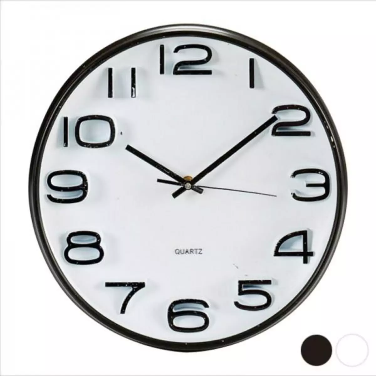  Horloge Murale verre Verre Plastique (33 x 5 x 33 cm)