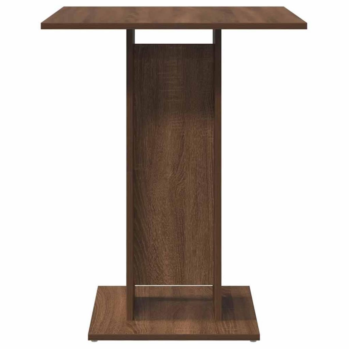 VIDAXL Table de bistro Chene marron 60x60x75 cm Bois d'ingenierie