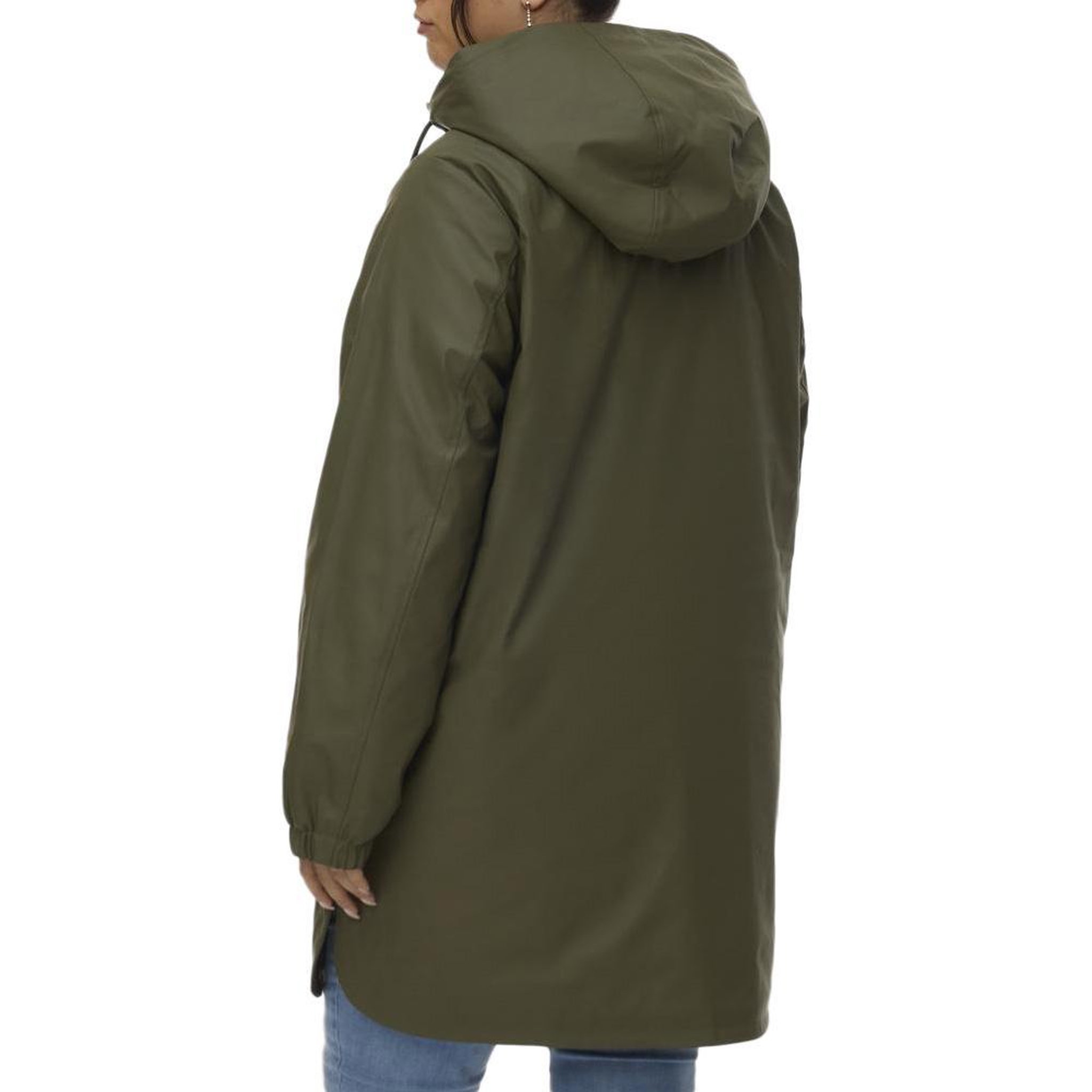 Voir la diapositive 2 : Vero Moda Veste Imperméable Kaki Vero Moda Teddy Coated