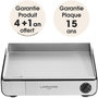 Voir la diapositive 2 : LAGRANGE Plancha électrique Pro 50M noir à poser, 50x40 cm + kit d'accessoires