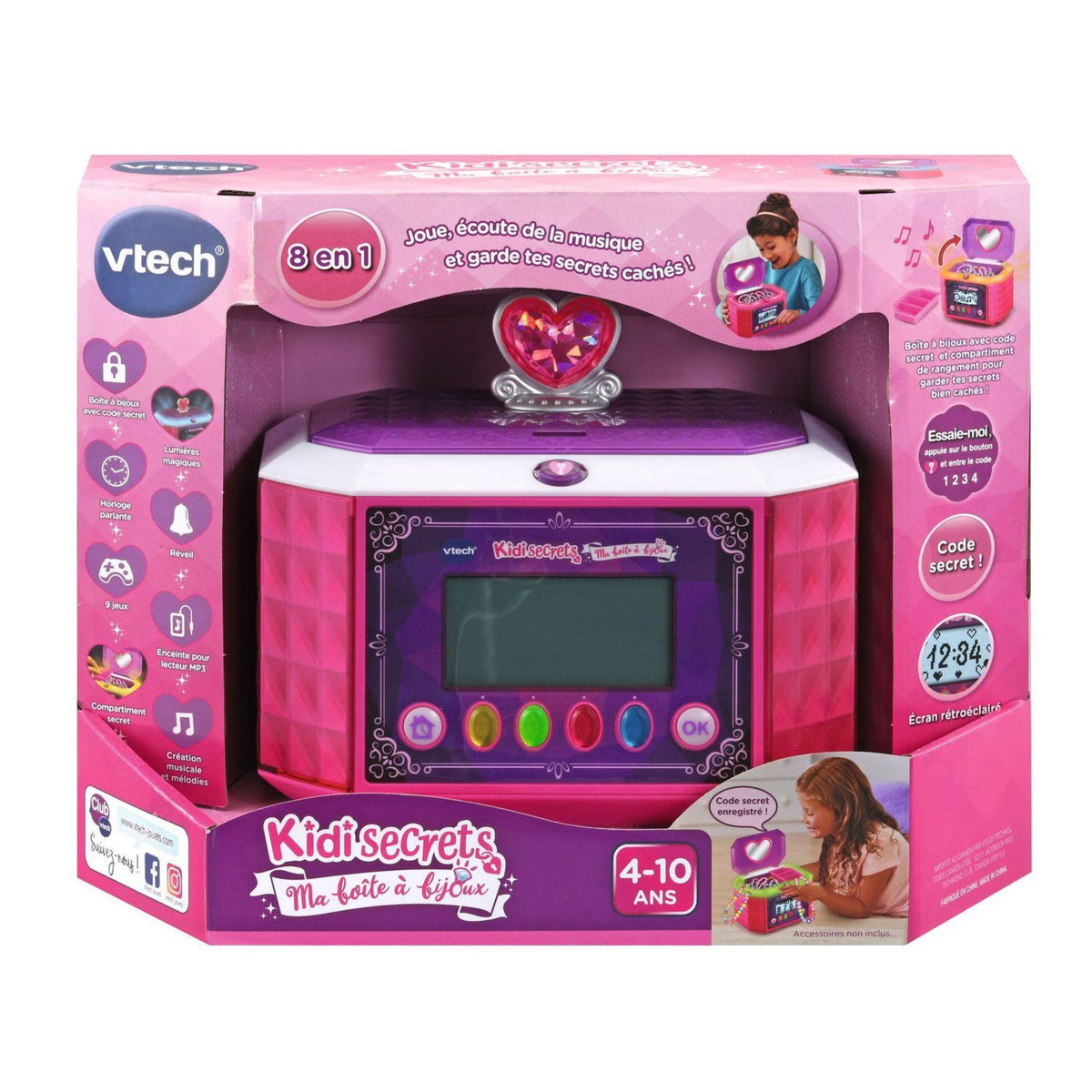 VTECH KidiSecrets - Ma boîte à bijoux
