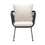 Voir la diapositive 2 : Paris Prix Fauteuil de Jardin  Isola  71cm Noir