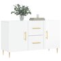 Voir la diapositive 3 : VIDAXL Buffet blanc brillant 100x36x60 cm bois d ingénierie