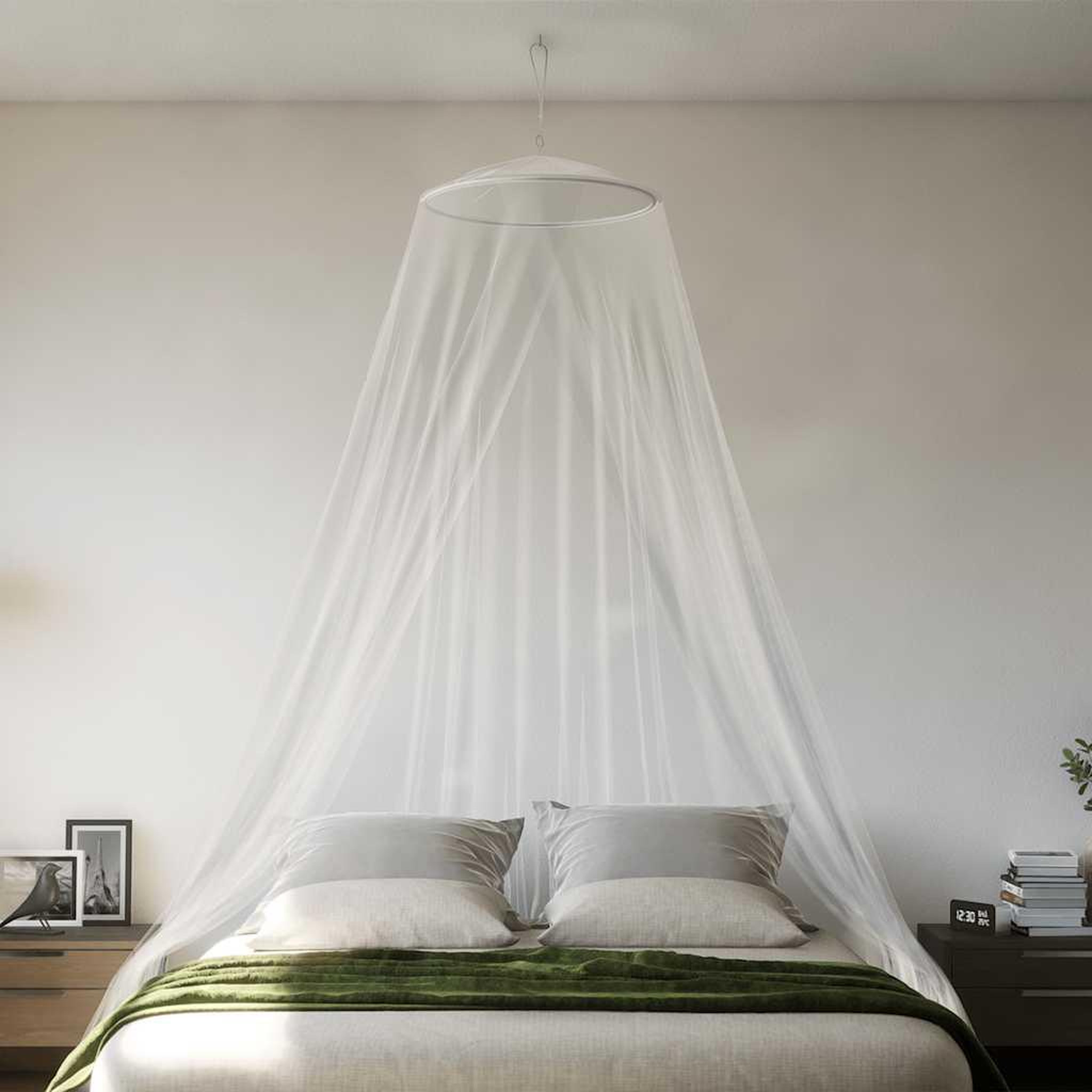 VIDAXL Moustiquaire pour lit 220 maille blanc 56x56x220 cm