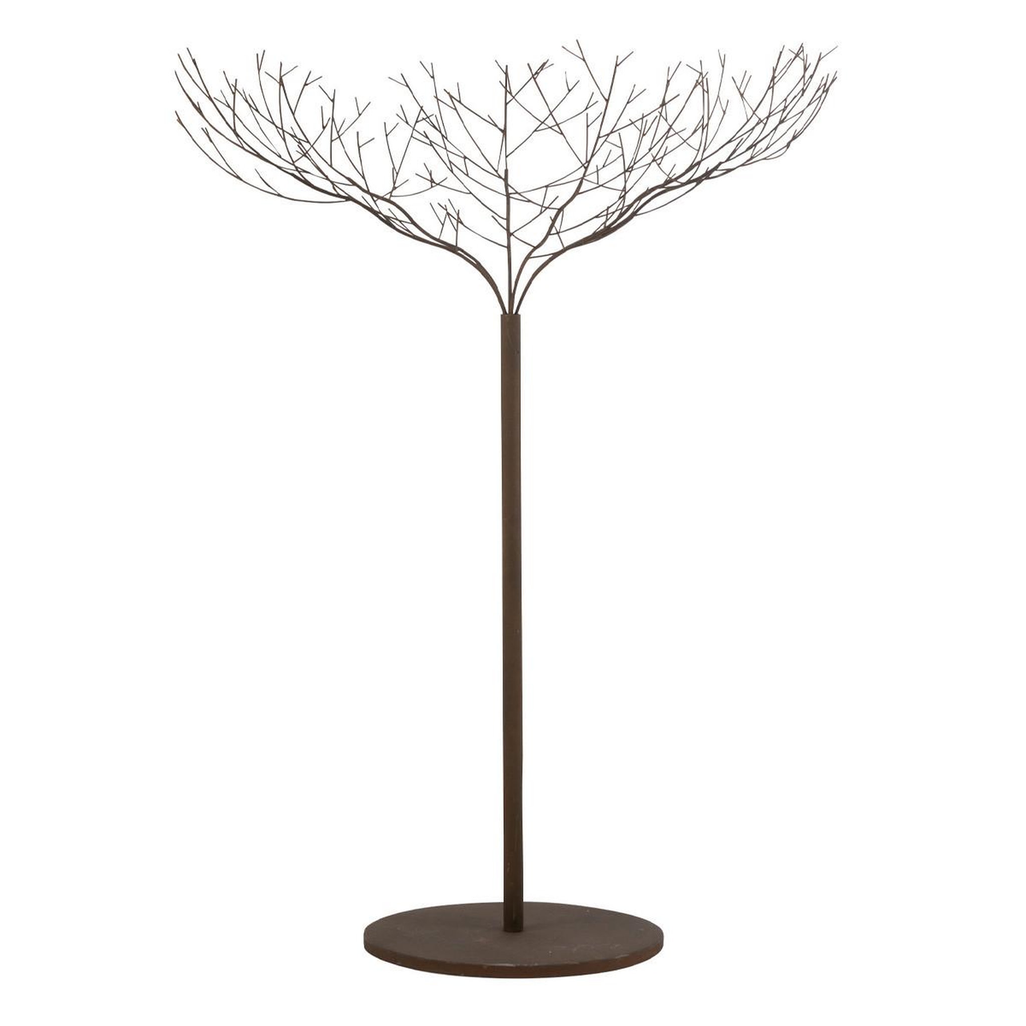 J-LINE Arbre déco en métal  maynard  180cm marron