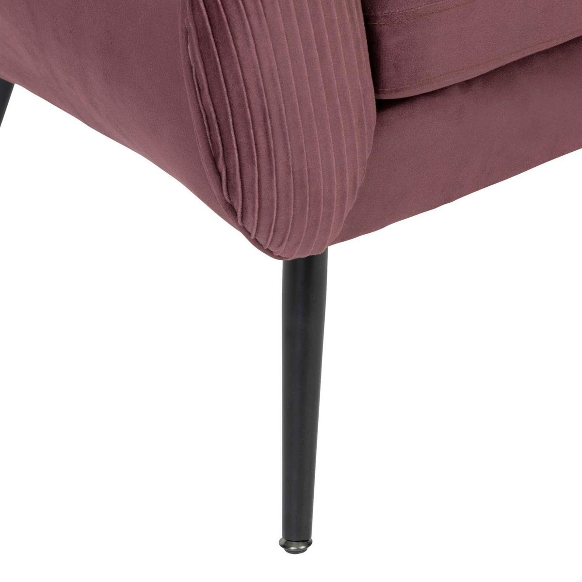ATMOSPHERA Fauteuil en velours SOLARO - Vert