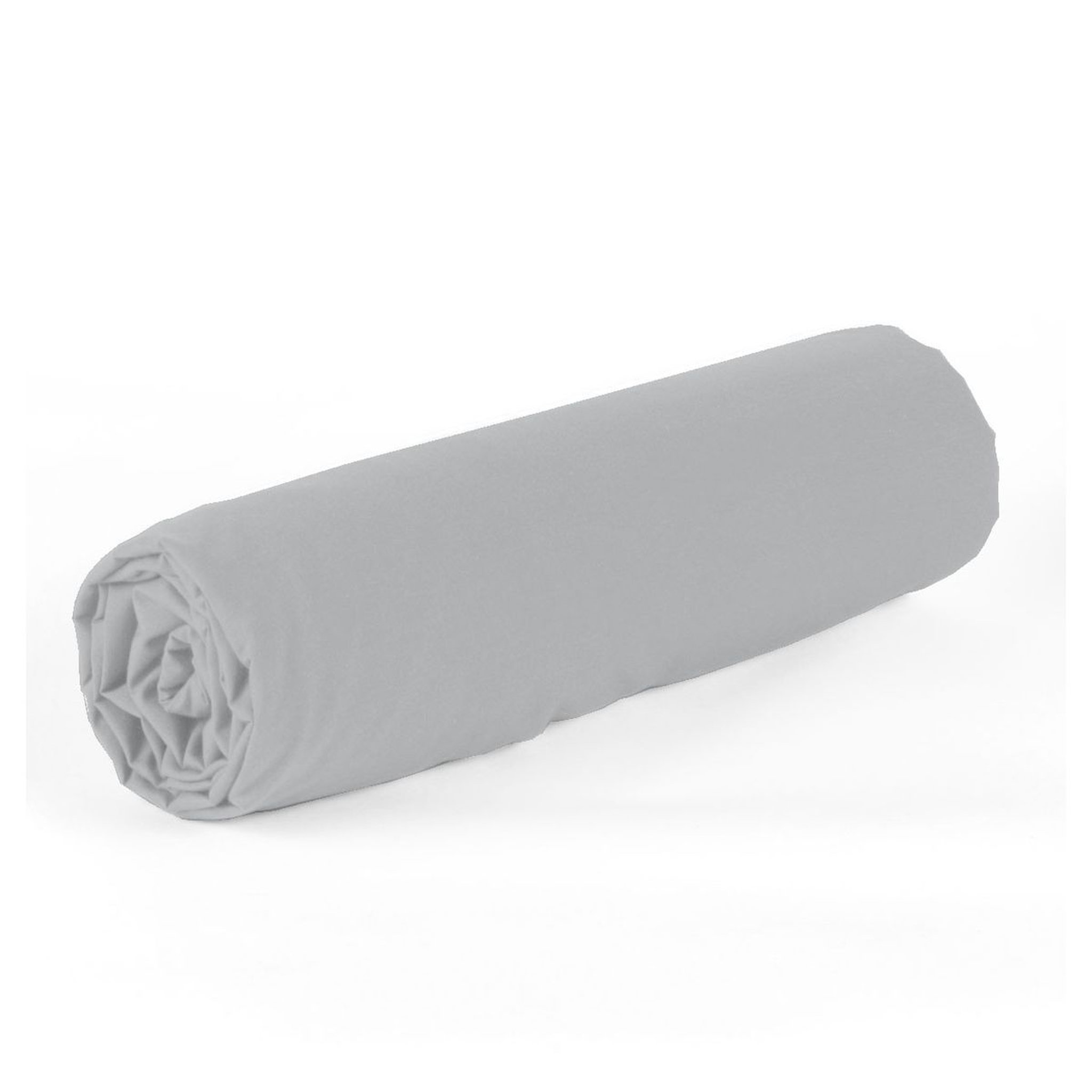 Voir la diapositive 2 : Drap housse uni en polycoton 47 fils