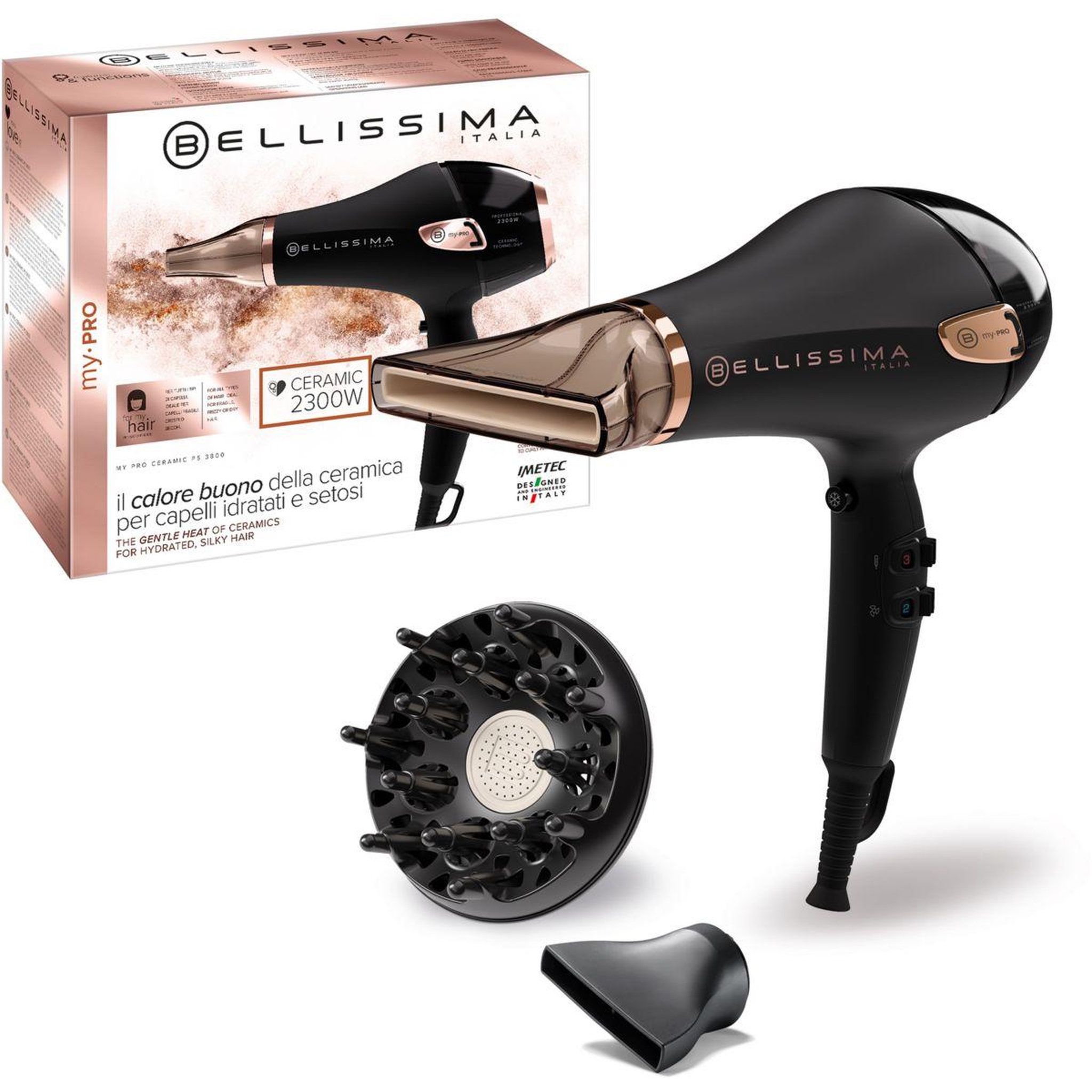 Voir la diapositive 2 : BELLISSIMA Sèche cheveux professionnel Ceramic P5 3800