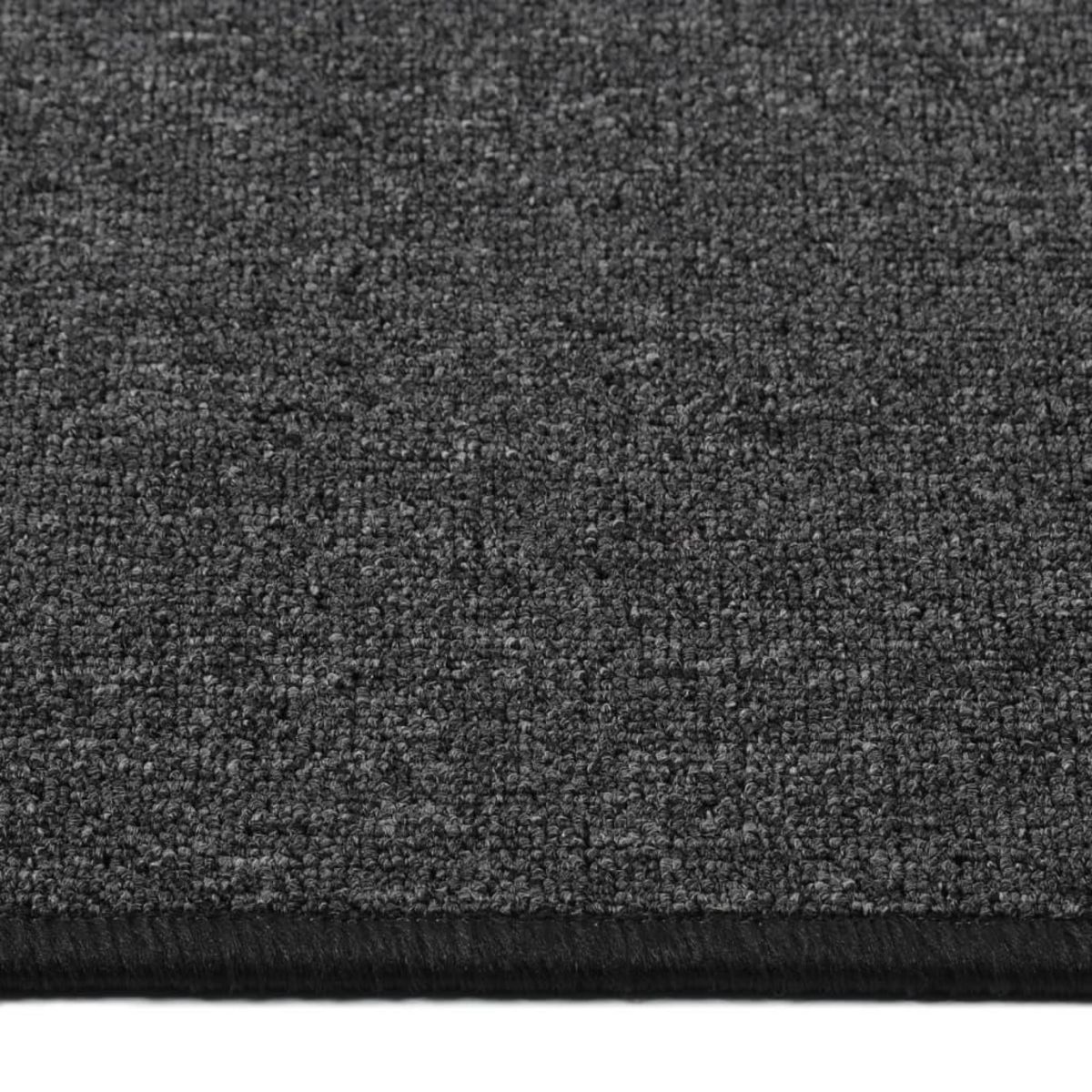 VIDAXL Tapis de couloir Anthracite 80x250 cm