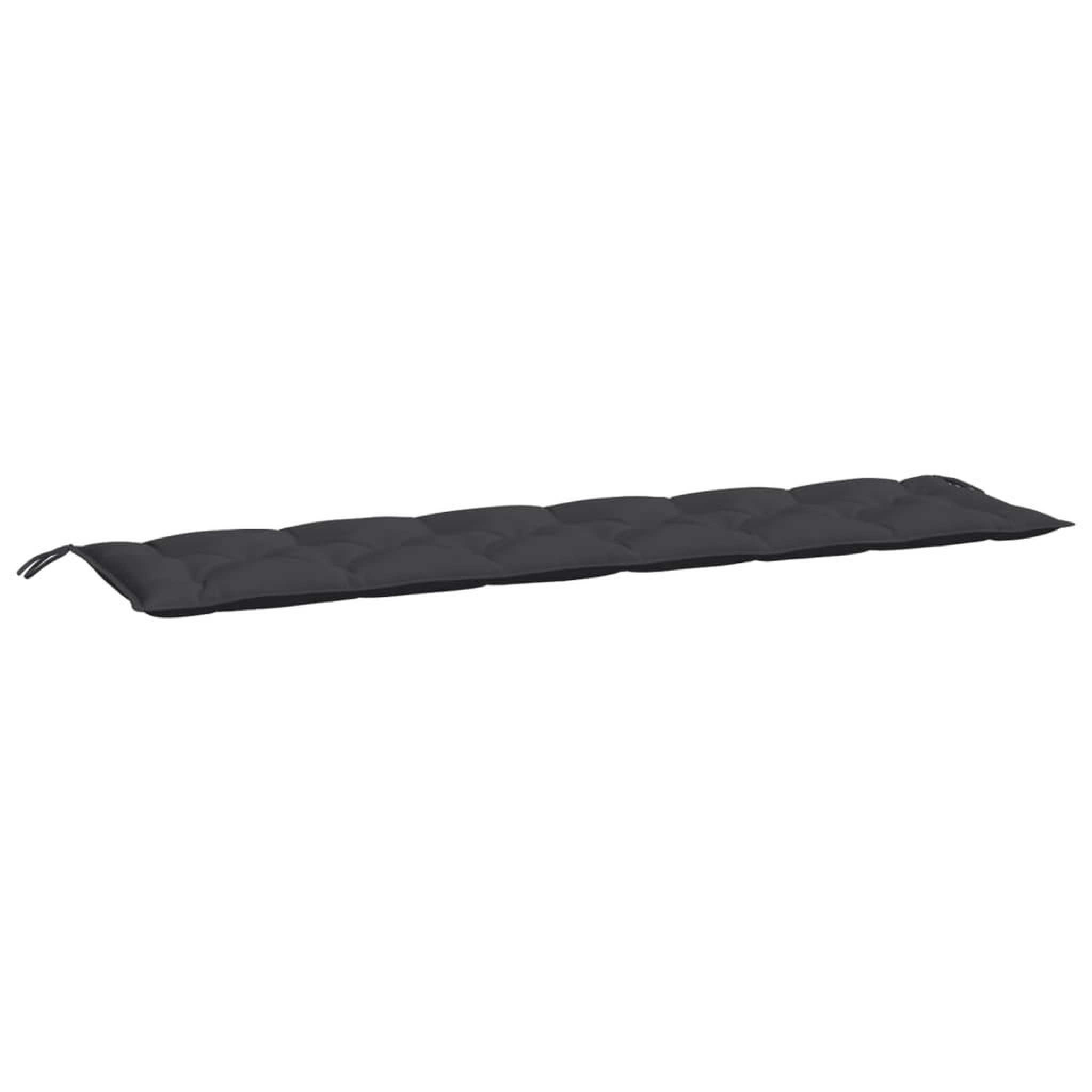 Voir la diapositive 2 : VIDAXL Coussin de banc de jardin noir 200x50x7 cm tissu oxford