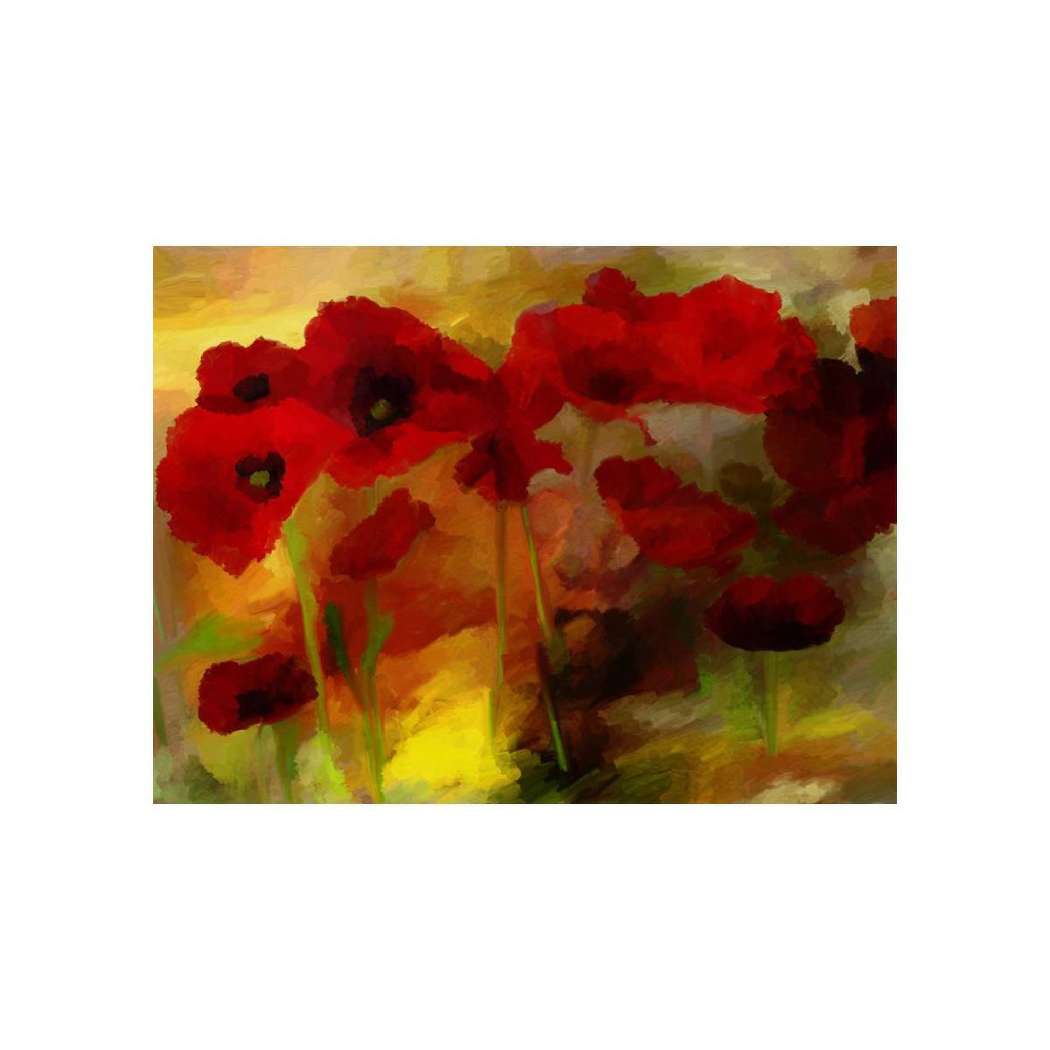 Voir la diapositive 2 : Paris Prix Papier peint  poppies in warm tone