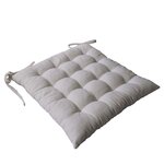 TOILINUX Galette de chaise DUNE. Coloris disponibles : Beige, Gris