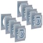 Voir la diapositive 1 : VIDAXL Anneau d'arrimage pour remorque 8 pcs Acier galvanise 2000 kg