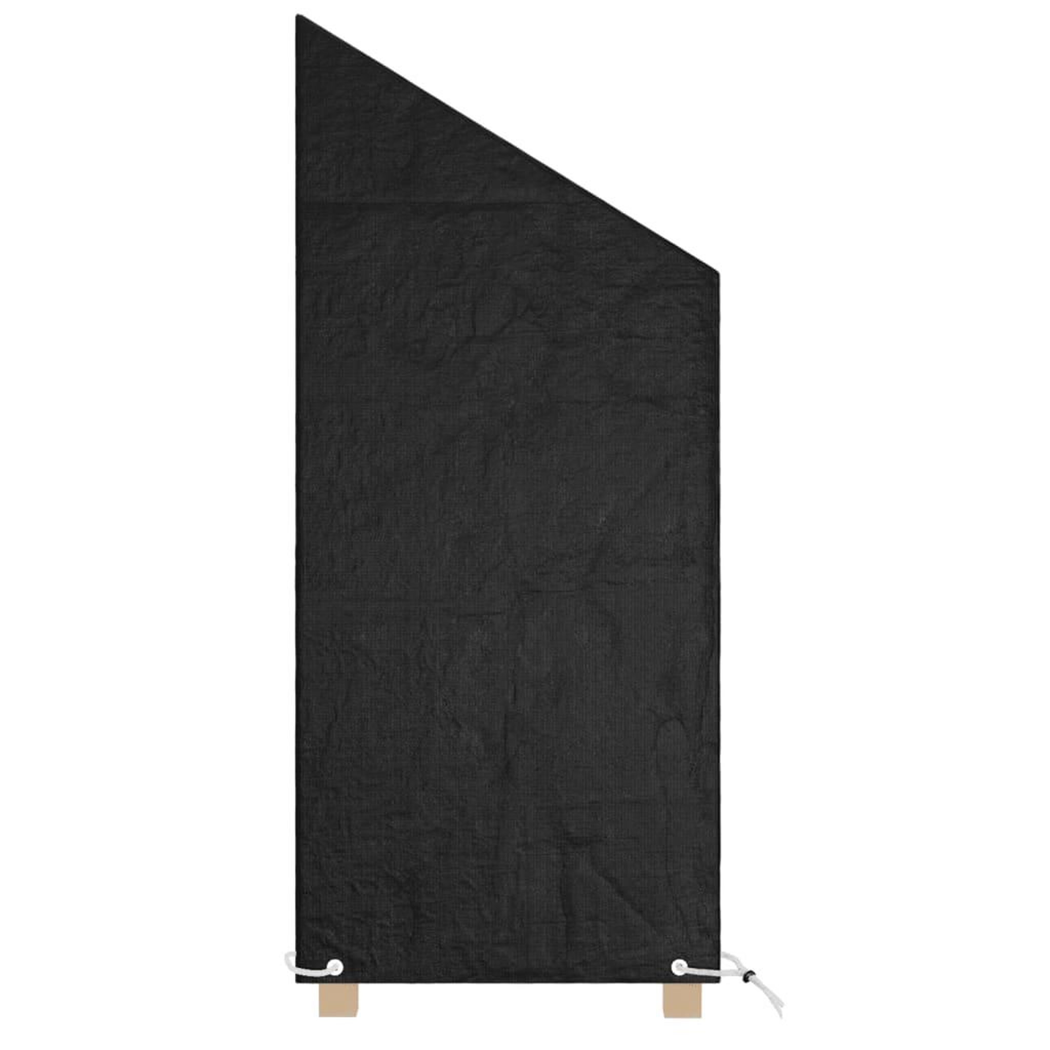 Voir la diapositive 3 : VIDAXL Housses de chaise de jardin 2 pcs 8 œillets 65x65x110/150 cm PE