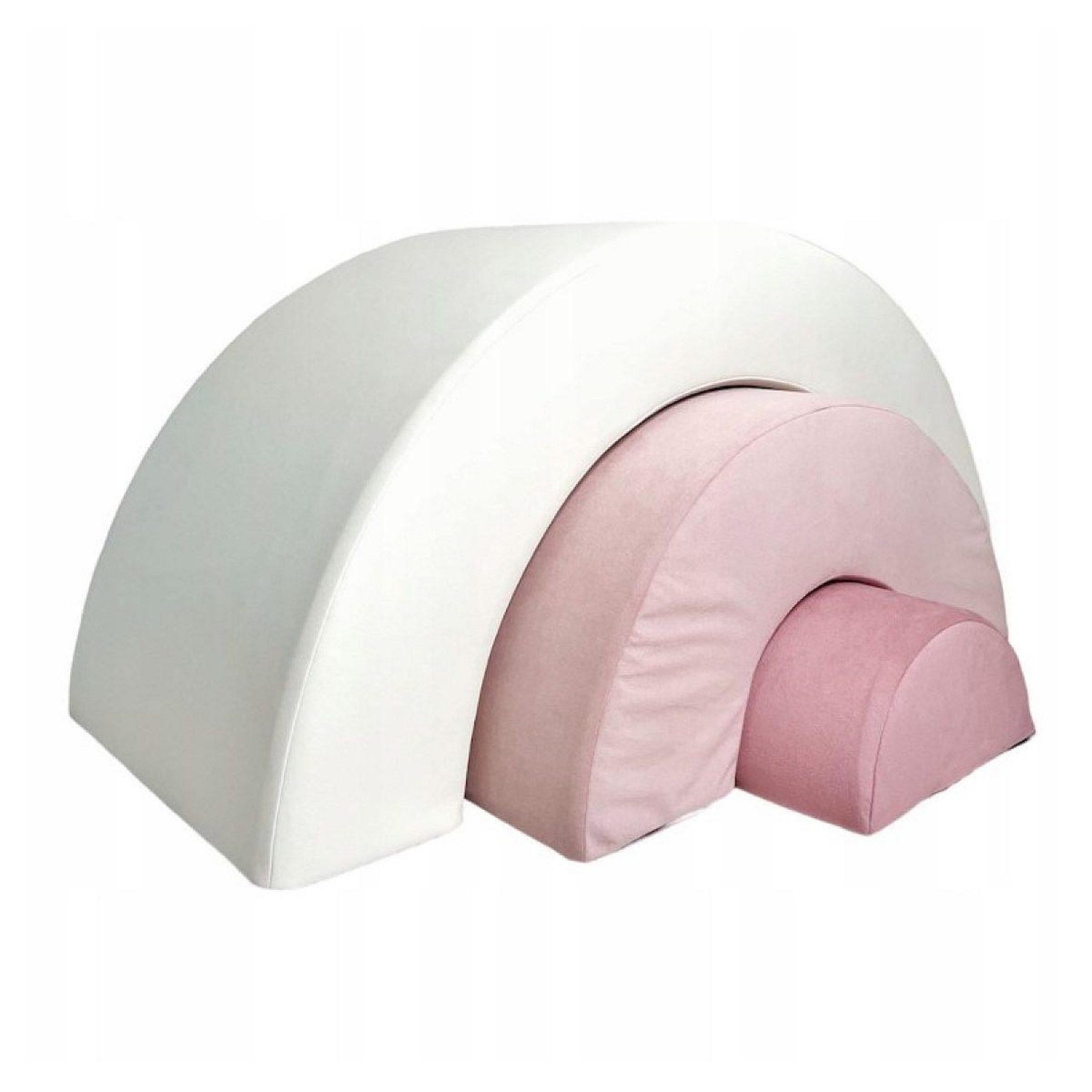 MONIO FOR KIDS Blocs mousse arc en ciel rose