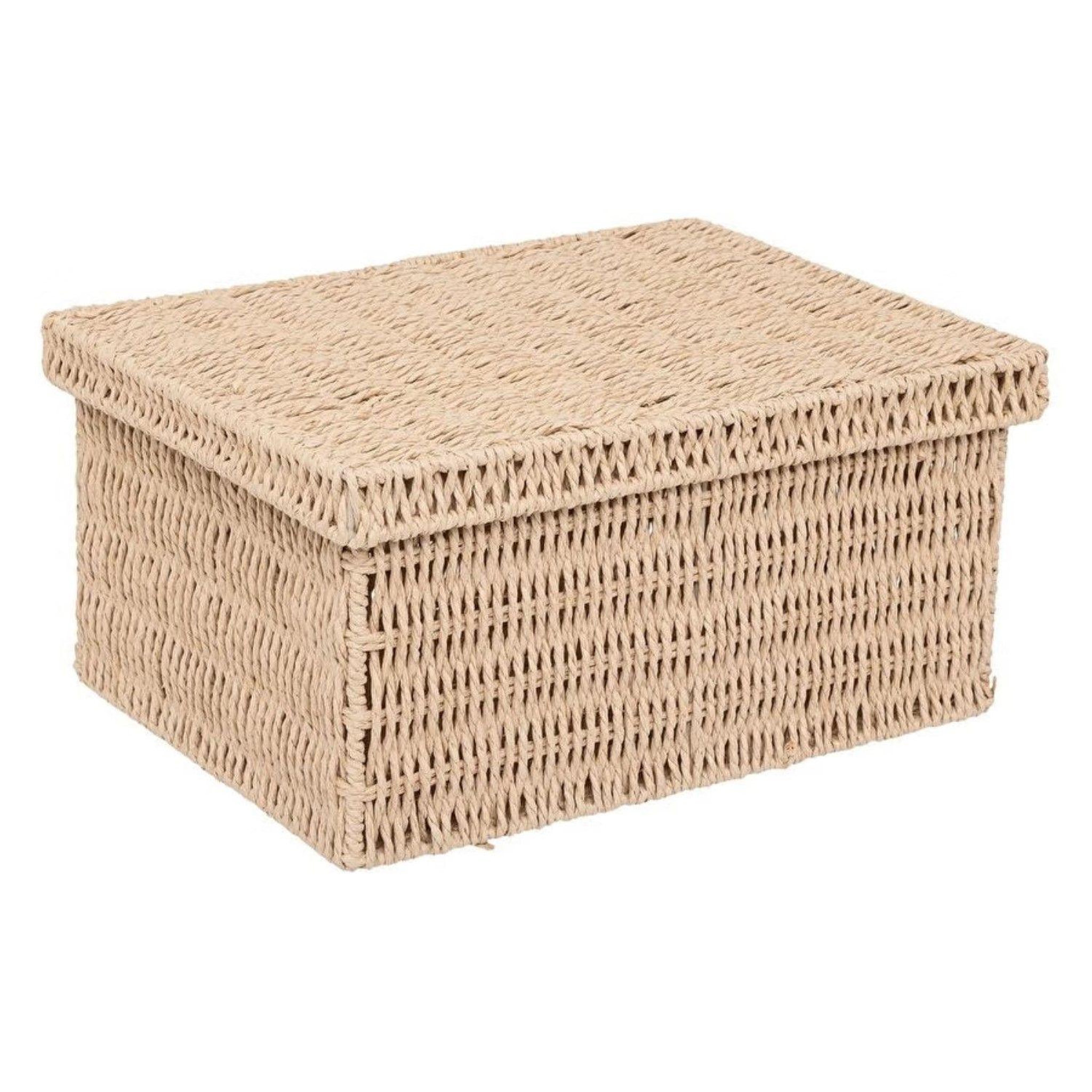 Voir la diapositive 3 : FIVE Ensemble de 2 boîtes à documents pour bureau kord - beige